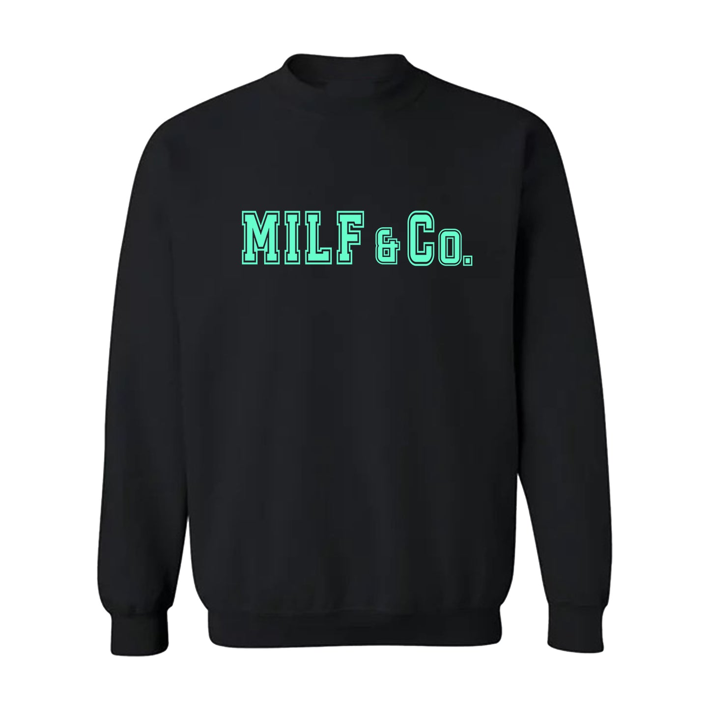 MILF&Co. COLLEGE LETTER CREWNECK SWEATER