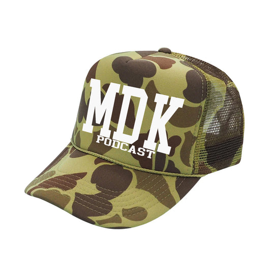 MDK FULL CAMO TRUCKER HAT