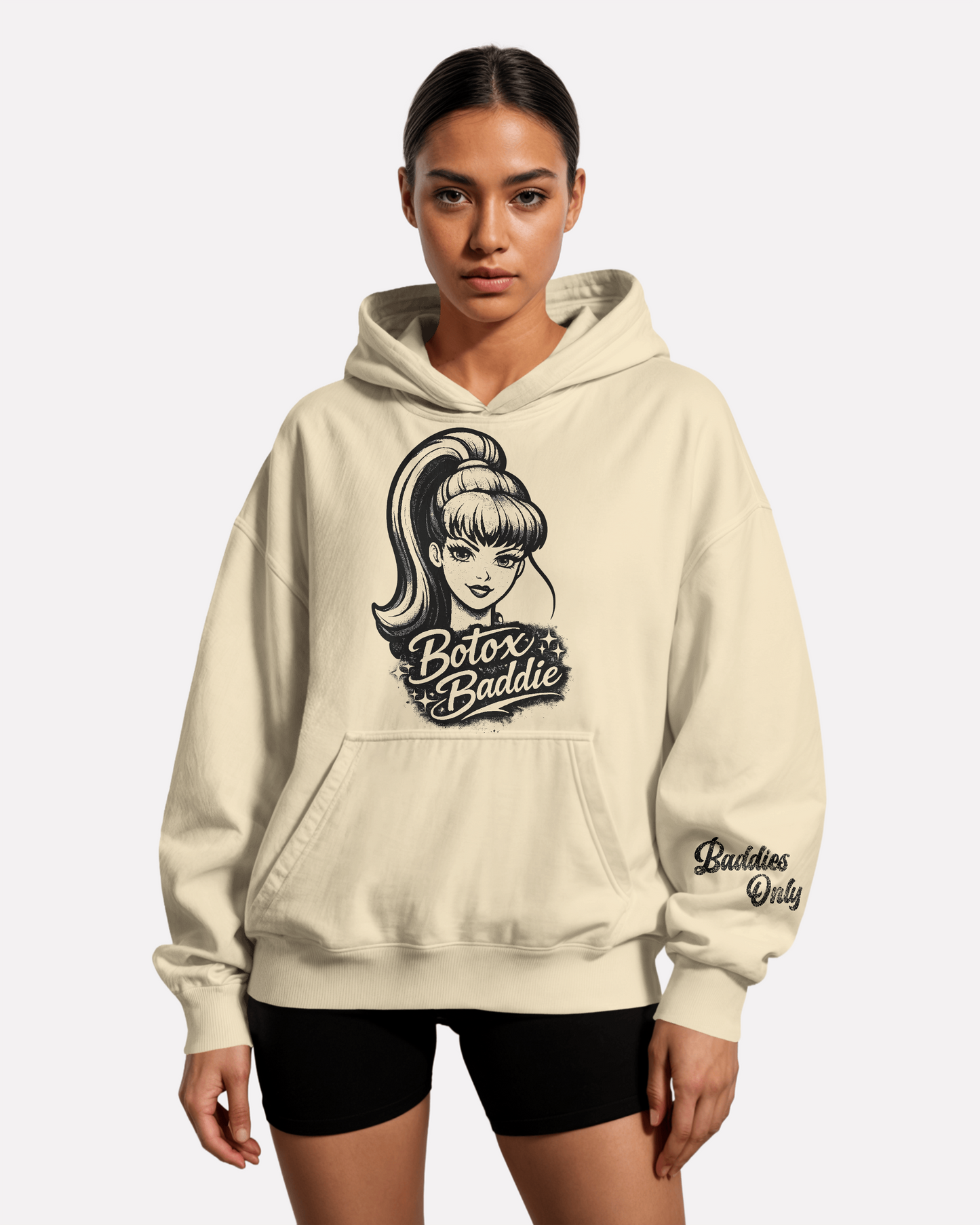 BOTOX BADDIE OVERSIZED HOODIE
