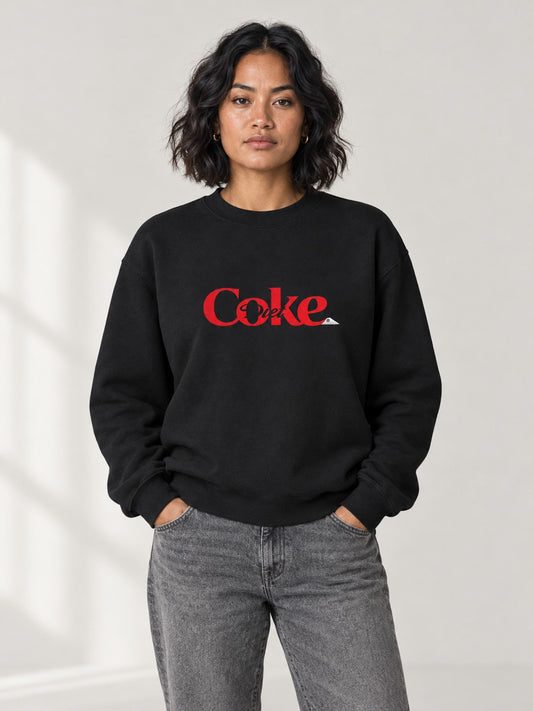 COKE DIET CREWNECK on model