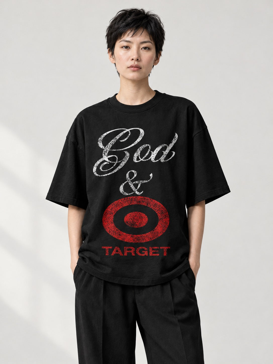 God & Target T on model