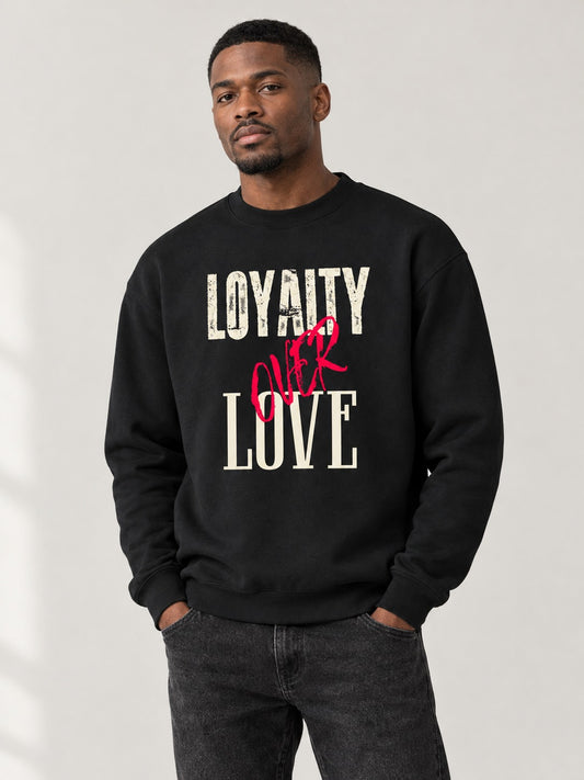 LOL CREWNECK on model