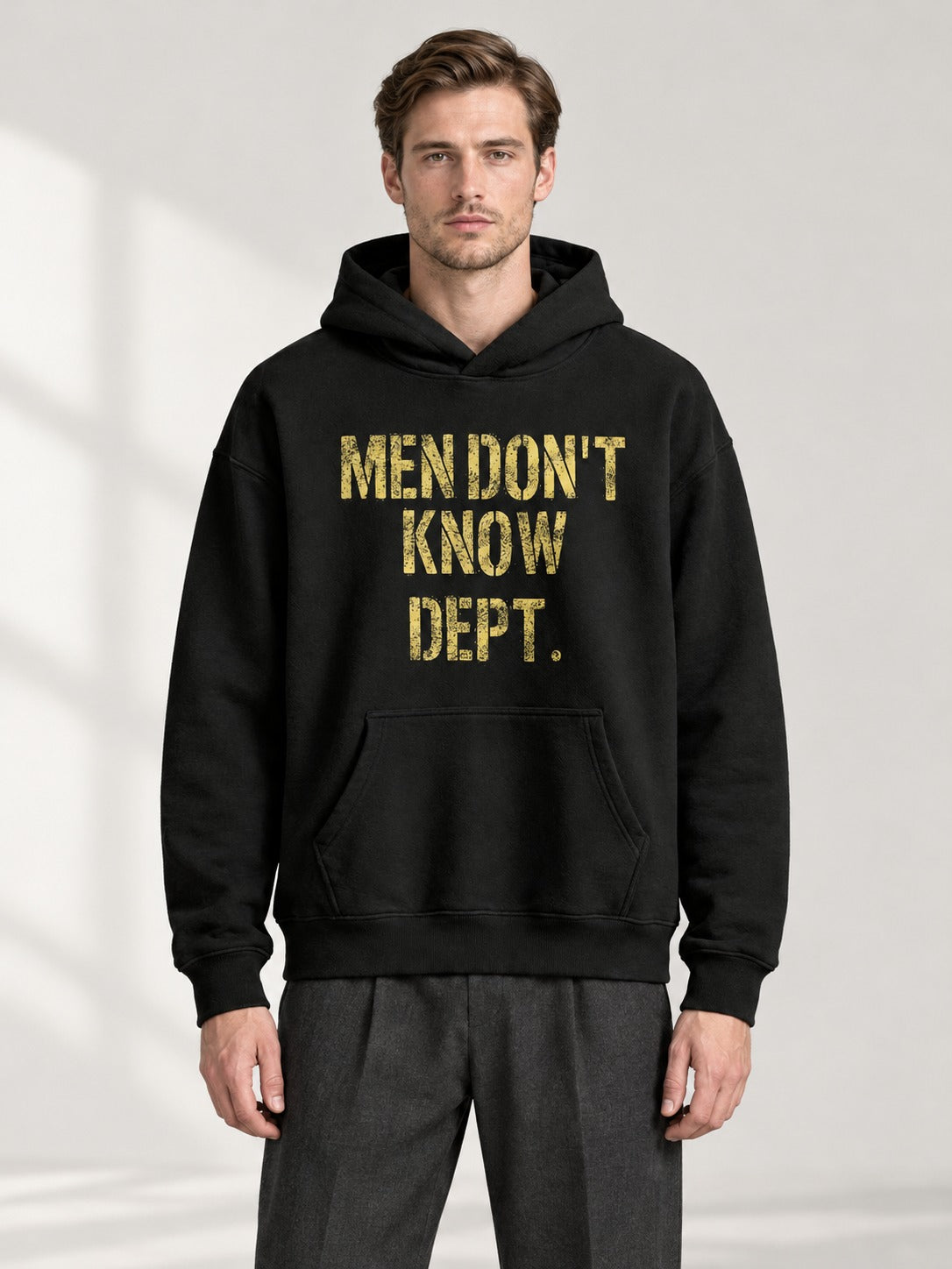 Luxury MDK DEPT. HOODIE on model