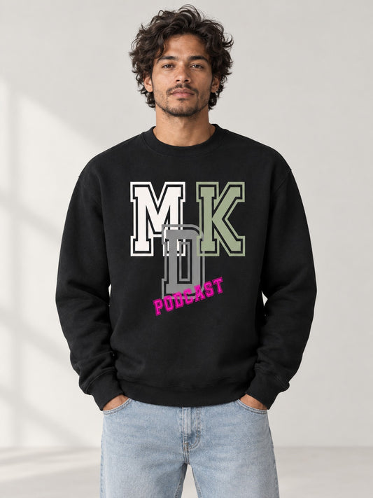 MDK. COLLEGE CREWNECK on model