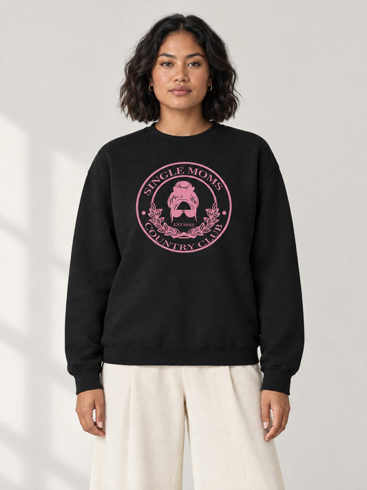 SMCC CREST CREW NECK on model