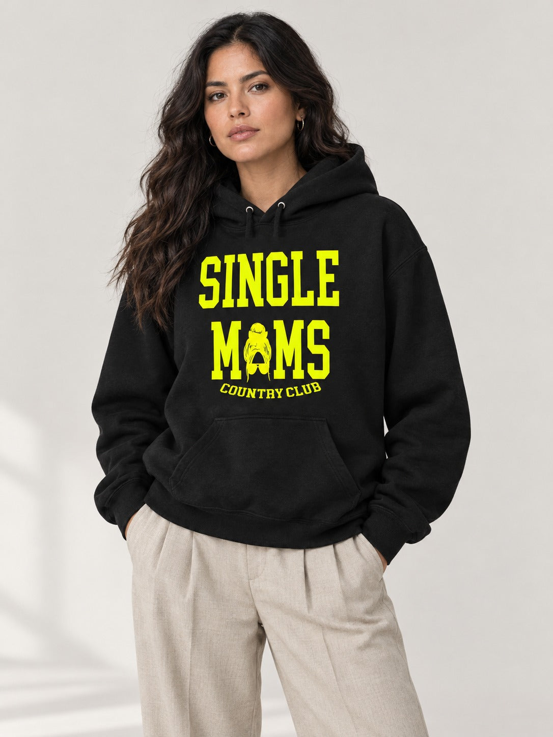 SMCC YELLOW HOODIE on model